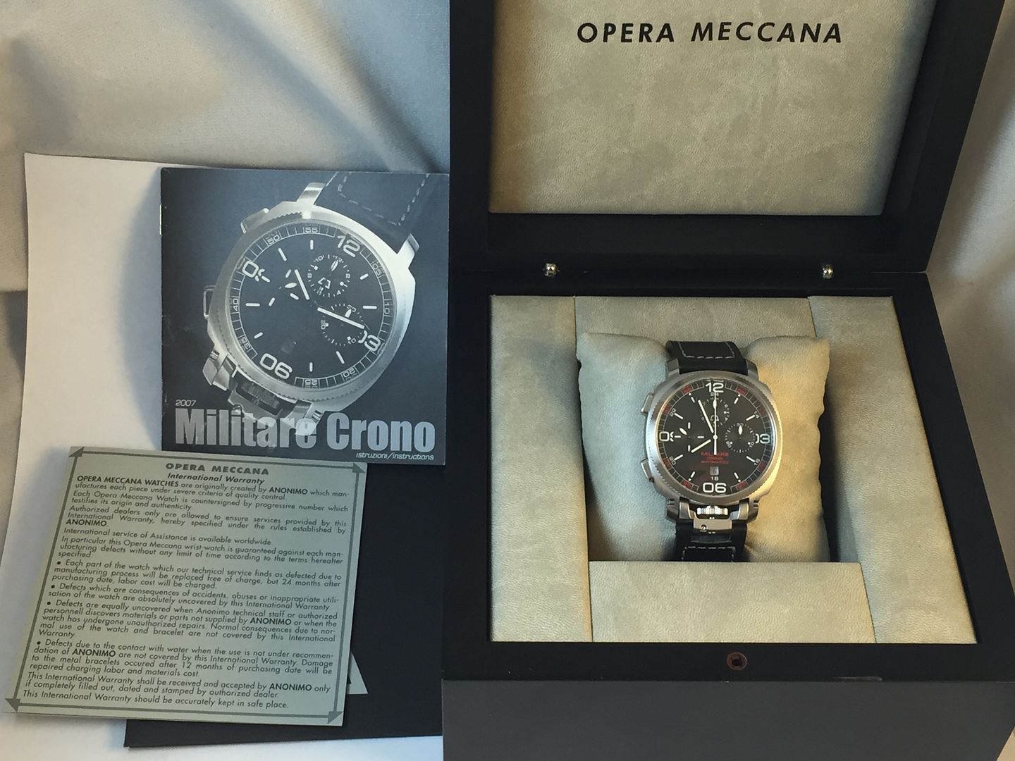 FS Anonimo Chrono Militare Opera Meccana 2007 Chronograph